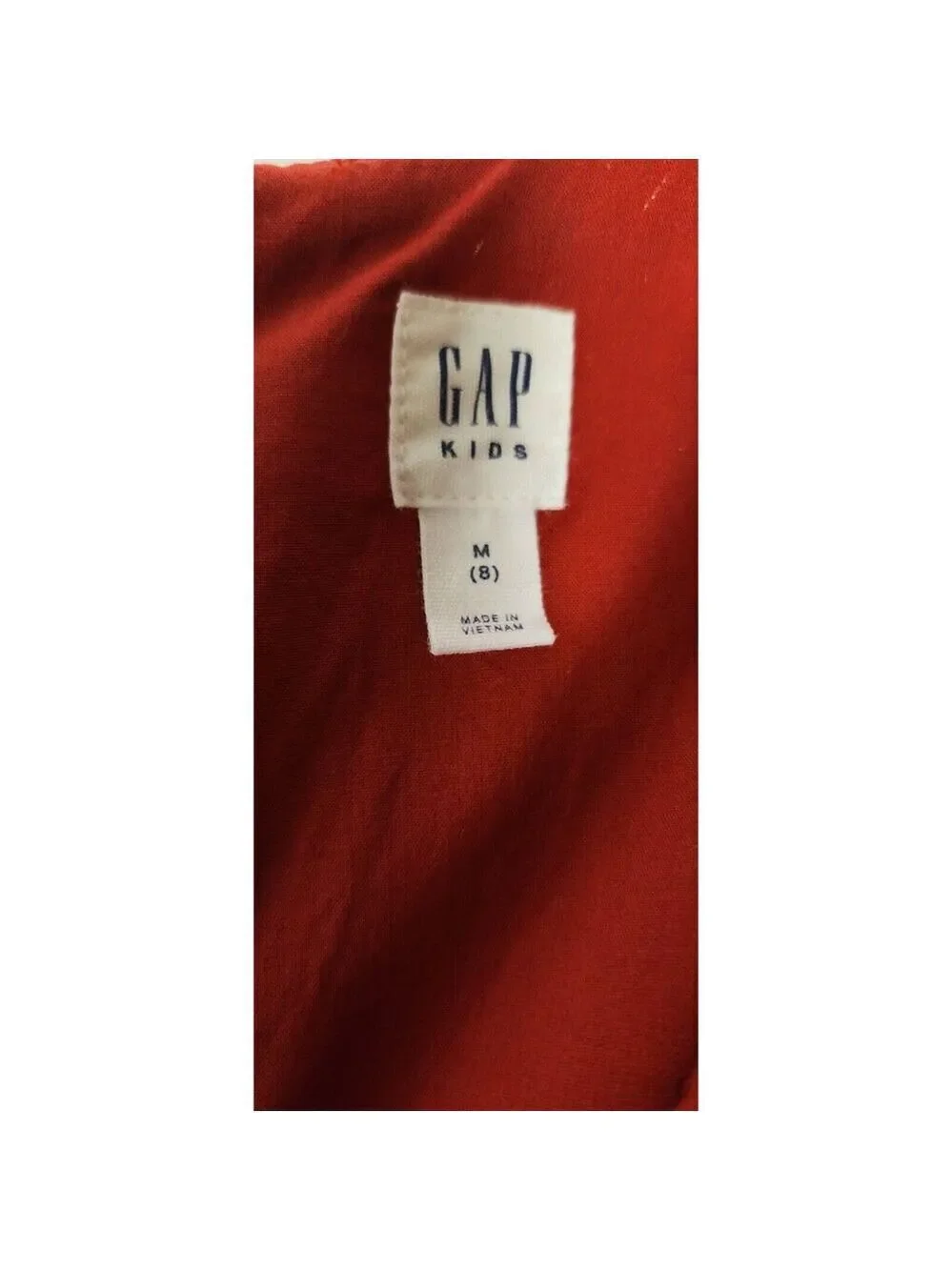 Gap Kids Red Metallic Pleated Jacquard Dot Party Dress/Old Navy Floral Dress M-8